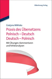 Praxis des Übersetzens Polnisch-Deutsch/Deutsch-Polnisch_cover