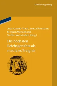 Die höchsten Reichsgerichte als mediales Ereignis_cover