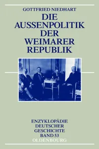 Die Außenpolitik der Weimarer Republik_cover