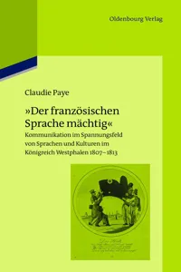 "Der französischen Sprache mächtig"_cover