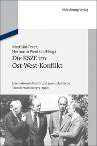 Die KSZE im Ost-West-Konflikt_cover