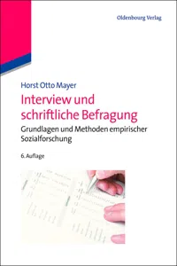 Interview und schriftliche Befragung_cover