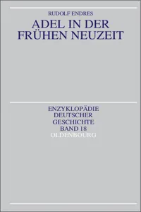 Adel in der Frühen Neuzeit_cover