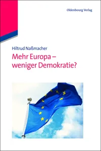 Mehr Europa - weniger Demokratie?_cover