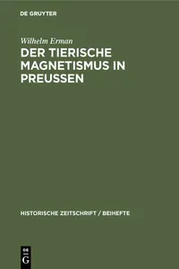 Der Tierische Magnetismus in Preussen_cover