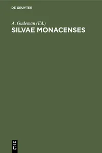 Silvae Monacenses_cover