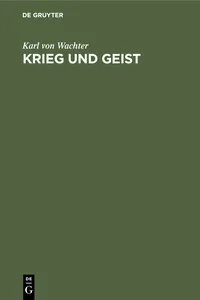 Krieg und Geist_cover