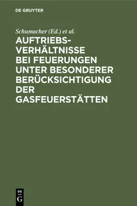 Auftriebsverhältnisse bei Feuerungen unter besonderer Berücksichtigung der Gasfeuerstätten_cover