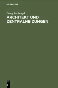 Architekt und Zentralheizungen_cover