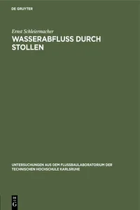 Wasserabfluss durch Stollen_cover