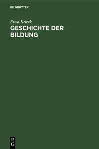 Geschichte der Bildung_cover