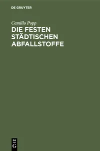 Die festen städtischen Abfallstoffe_cover