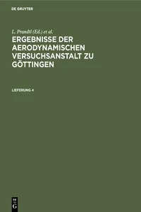 Ergebnisse der aerodynamischen Versuchsanstalt zu Göttingen. Lfg. 4_cover