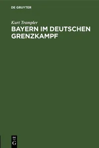 Bayern im deutschen Grenzkampf_cover