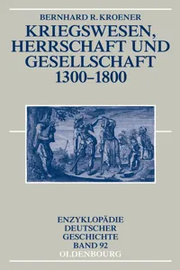 Kriegswesen, Herrschaft und Gesellschaft 1300-1800_cover