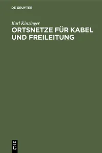 Ortsnetze für Kabel und Freileitung_cover