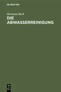 Die Abwasserreinigung_cover