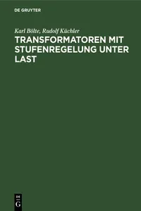 Transformatoren mit Stufenregelung unter Last_cover