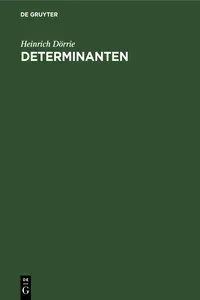 Determinanten_cover