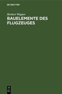 Bauelemente des Flugzeuges_cover