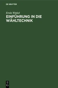 Einführung in die Wähltechnik_cover