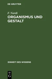 Organismus und Gestalt_cover