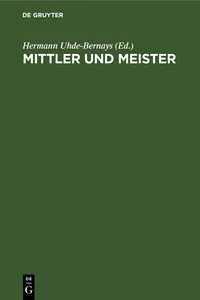 Mittler und Meister_cover