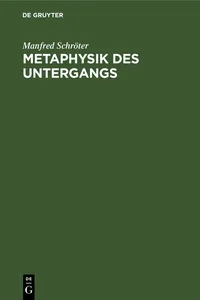 Metaphysik des Untergangs_cover