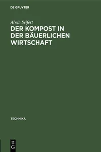 Der Kompost in der bäuerlichen Wirtschaft_cover