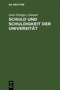 Schuld und Schuldigkeit der Universität_cover