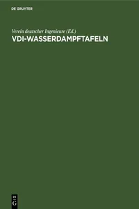 VDI-Wasserdampftafeln_cover