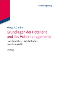 Grundlagen der Hotellerie und des Hotelmanagements_cover