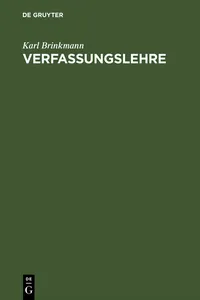 Verfassungslehre_cover