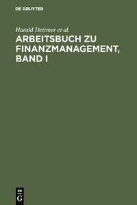 Arbeitsbuch zu Finanzmanagement, Band I_cover