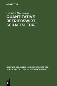 Quantitative Betriebswirtschaftslehre_cover