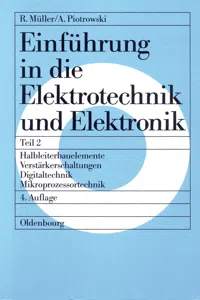 Halbleiterbauelemente – Verstärkerschaltungen – Digitaltechnik – Mikroprozessortechnik_cover