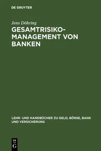 Gesamtrisiko-Management von Banken_cover