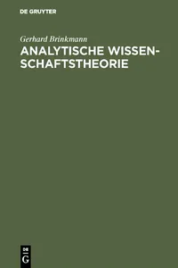 Analytische Wissenschaftstheorie_cover