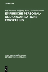 Empirische Personal- und Organisationsforschung_cover