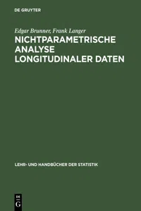 Nichtparametrische Analyse longitudinaler Daten_cover