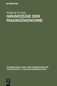 Grundzüge der Makroökonomie_cover