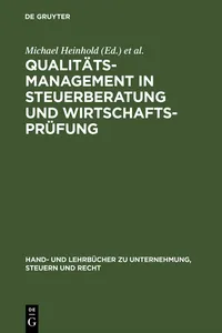 Qualitätsmanagement in Steuerberatung und Wirtschaftsprüfung_cover