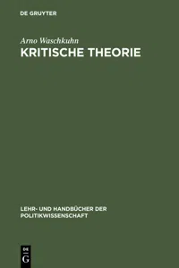 Kritische Theorie_cover