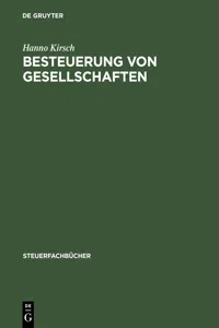 Besteuerung von Gesellschaften_cover