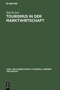 Tourismus in der Marktwirtschaft_cover