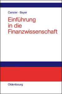 Einführung in die Finanzwissenschaft_cover