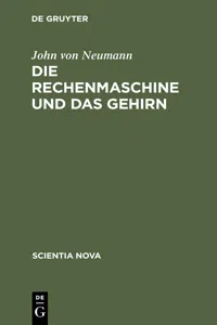 Die Rechenmaschine und das Gehirn_cover