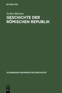 Geschichte der römischen Republik_cover