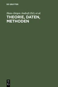 Theorie, Daten, Methoden_cover