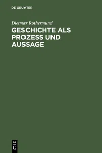 Geschichte als Prozess und Aussage_cover